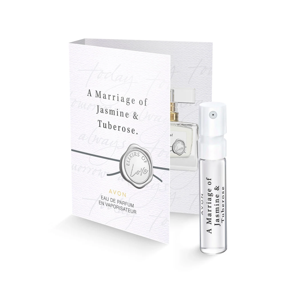 Avon Cosmetics Jasmine & Tuberose Eau De Parfum Sample 1 Avon Cosmetics Jasmine & Tuberose Eau De Parfum Sample