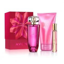 Avon Cosmetics Fragrance Eve Embrace Perfume Gift Set