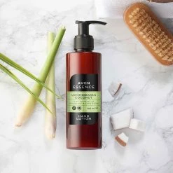 Avon Cosmetics Lemongrass & Coconut Hand Wash And Hand Lotion Duo Bath & Body 5 Avon Cosmetics Lemongrass & Coconut Hand Wash And Hand Lotion Duo Bath & Body