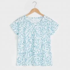 Avon Cosmetics Blue Leaf PJs