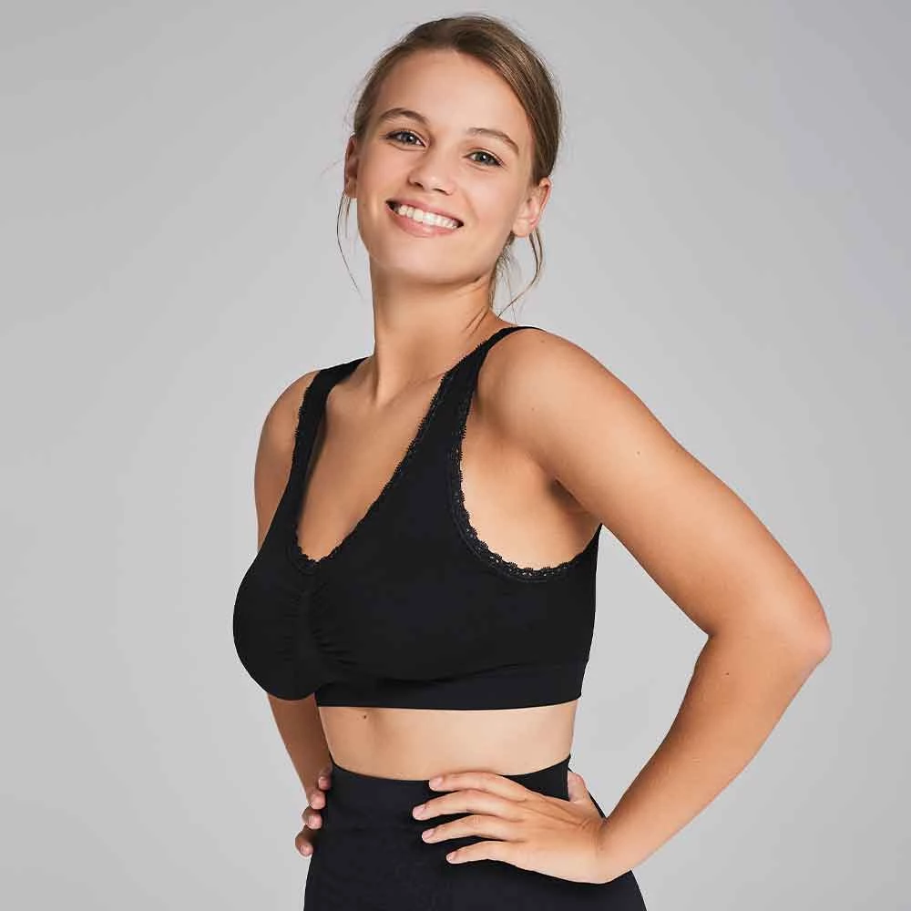 The One Black Non-Wired Comfort One Bra 3 The One Black Non-Wired Comfort One Bra