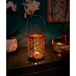 Avon Cosmetics Home Fragrance Tea Light Cut Out Lantern