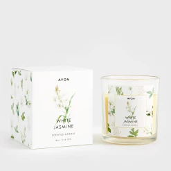 Avon Cosmetics Home Fragrance White Jasmine Candle - 110g