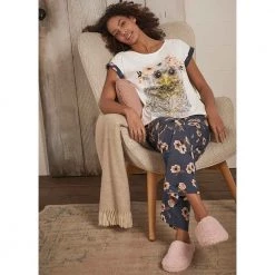 Avon Cosmetics Fashion Flower Owl PJs