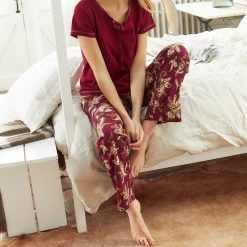 Avon Cosmetics Paisley PJs