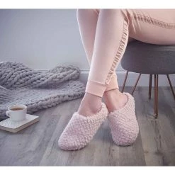 Avon Cosmetics Textured Slipper Mules