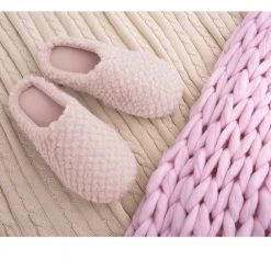 Avon Cosmetics Textured Slipper Mules