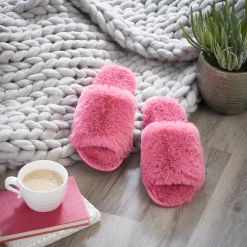 Avon Cosmetics Fluffy Glam Slippers Fashion