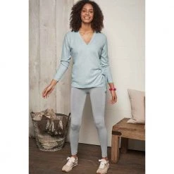 Avon Cosmetics Wrap Waffle Lounge Top