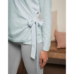 Avon Cosmetics Wrap Waffle Lounge Top