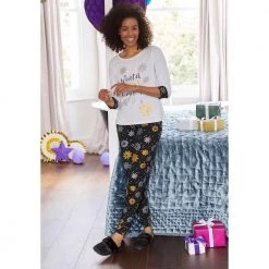 Avon Cosmetics Glitter Snowflake PJs Pyjamas