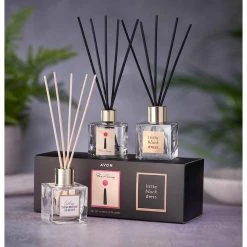 Avon Cosmetics Home Fragrance Set Of 3 Reed Diffusers Gift Set