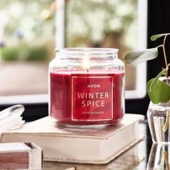 Avon Cosmetics Winter Spice Large Candle