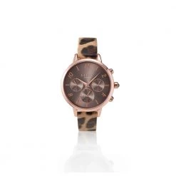 Lipsy Lila Leopard Watch Watches