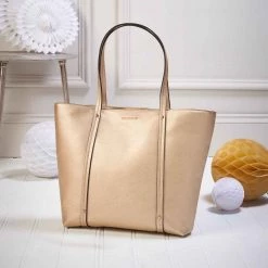 Lipsy Metallic Tote Bag