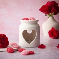Avon Cosmetics Heart-Shaped Ceramic Burner