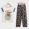 Avon Cosmetics Fashion Flower Owl PJs