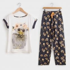 Avon Cosmetics Fashion Flower Owl PJs
