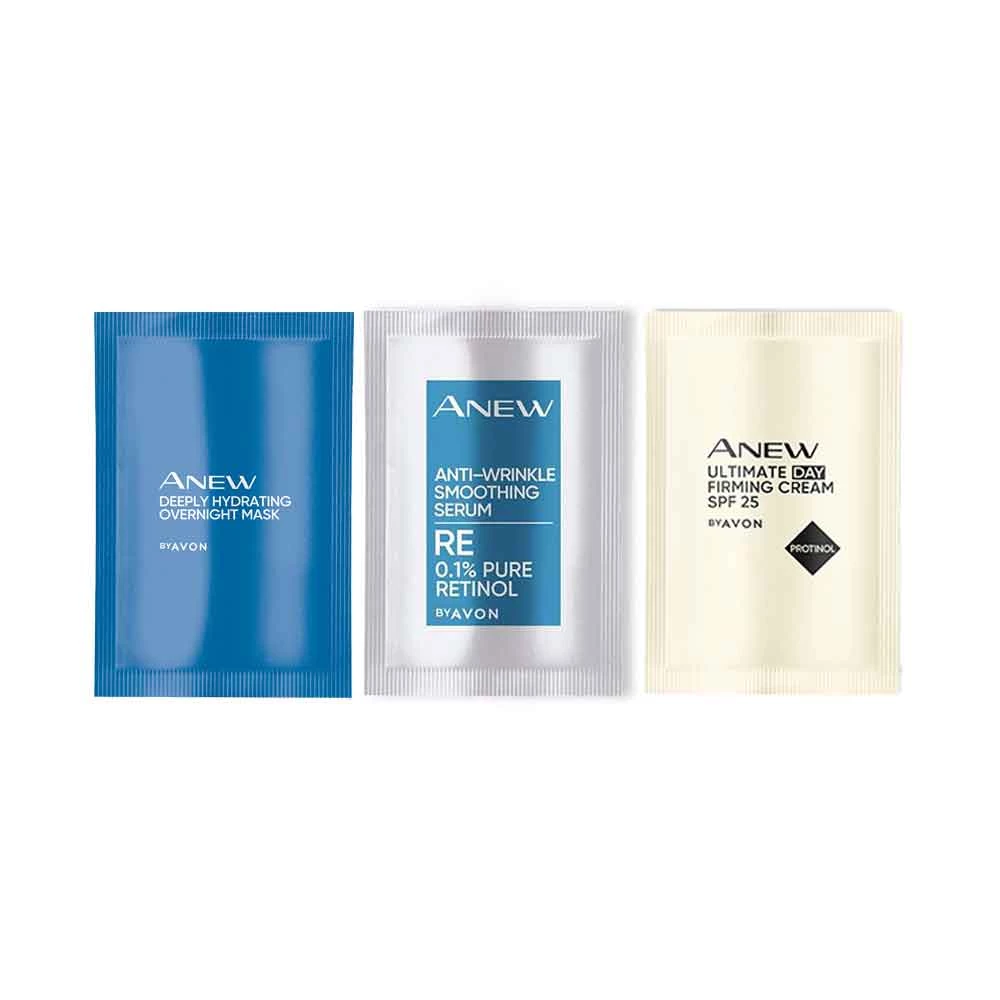 Avon Cosmetics Anew Skincare Sample Set Samples 1 Avon Cosmetics Anew Skincare Sample Set Samples