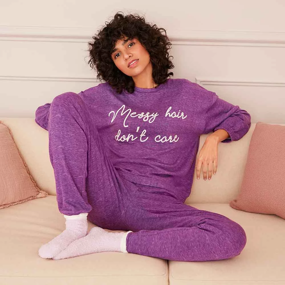 Avon Cosmetics Shop By Brand Purple Slogan Lounge Set 3 Avon Cosmetics Shop By Brand Purple Slogan Lounge Set