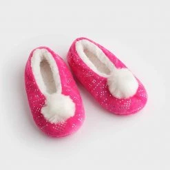 Avon Cosmetics Slippers Pom Pom Slipper Socks
