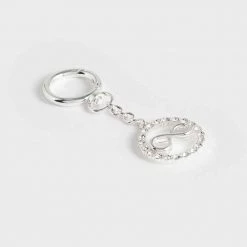 Avon Cosmetics Fashion Domestic Violence Sparkle Keyring