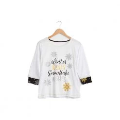 Avon Cosmetics Glitter Snowflake PJs Pyjamas 10 Avon Cosmetics Glitter Snowflake PJs Pyjamas