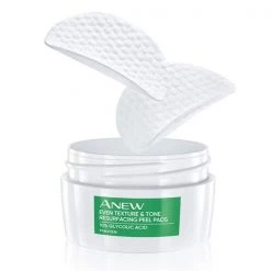 Avon Cosmetics Skincare Anew Even Texture & Tone Resurfacing Peel Pads