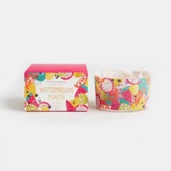 Avon Cosmetics Home Fragrance Watermelon Punch Triple-Wick Candle
