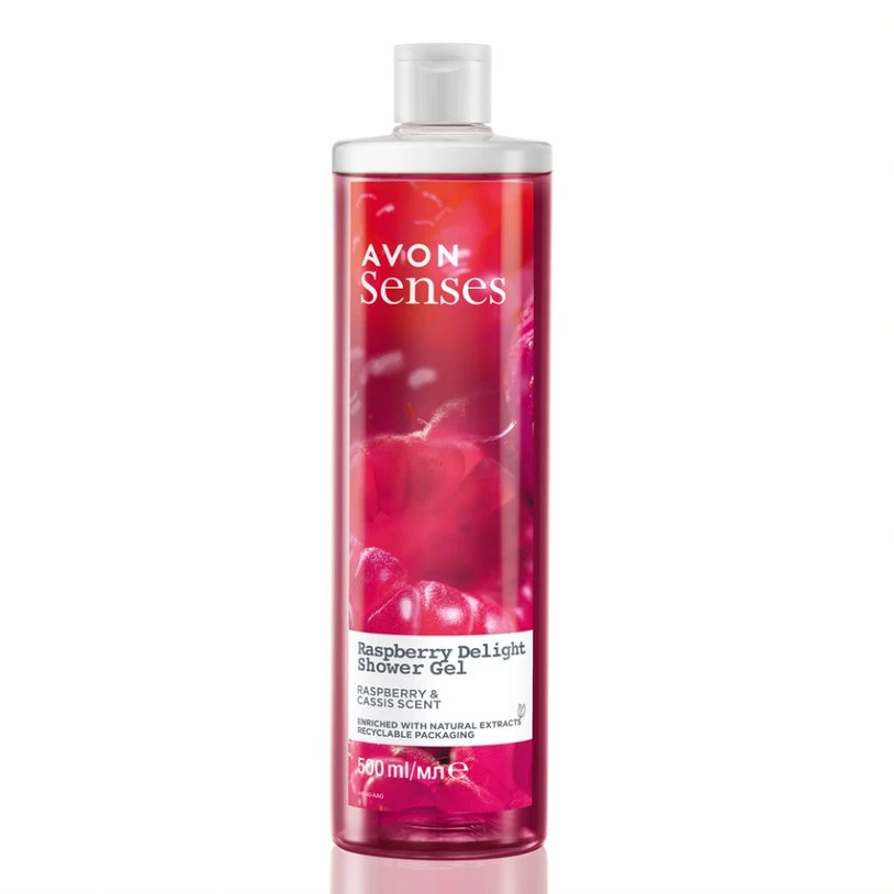 Avon Cosmetics Raspberry Delight Shower Gel - 500ml Bath & Body 1 Avon Cosmetics Raspberry Delight Shower Gel - 500ml Bath & Body