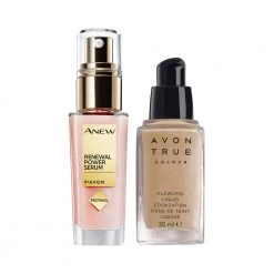 Avon Cosmetics Flawless Base Kit Make-up