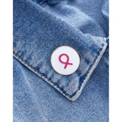 Avon Cosmetics Fashion Breast Cancer Enamel Pin