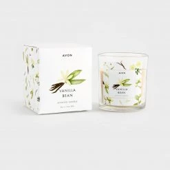 Avon Cosmetics Home Fragrance Vanilla Bean Candle