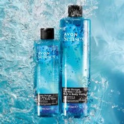 Avon Cosmetics Bath & Body Ocean Surge Hair & Body Wash - 250ml
