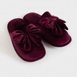 Avon Cosmetics Fashion Bow Slipper Mules