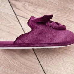 Avon Cosmetics Fashion Bow Slipper Mules