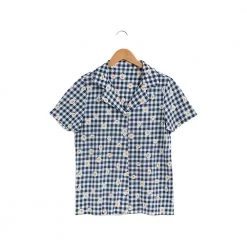 Avon Cosmetics New Navy Gingham PJs