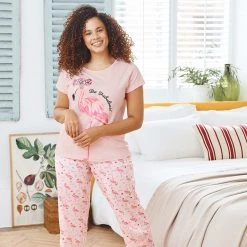 Avon Cosmetics Flamingo PJs