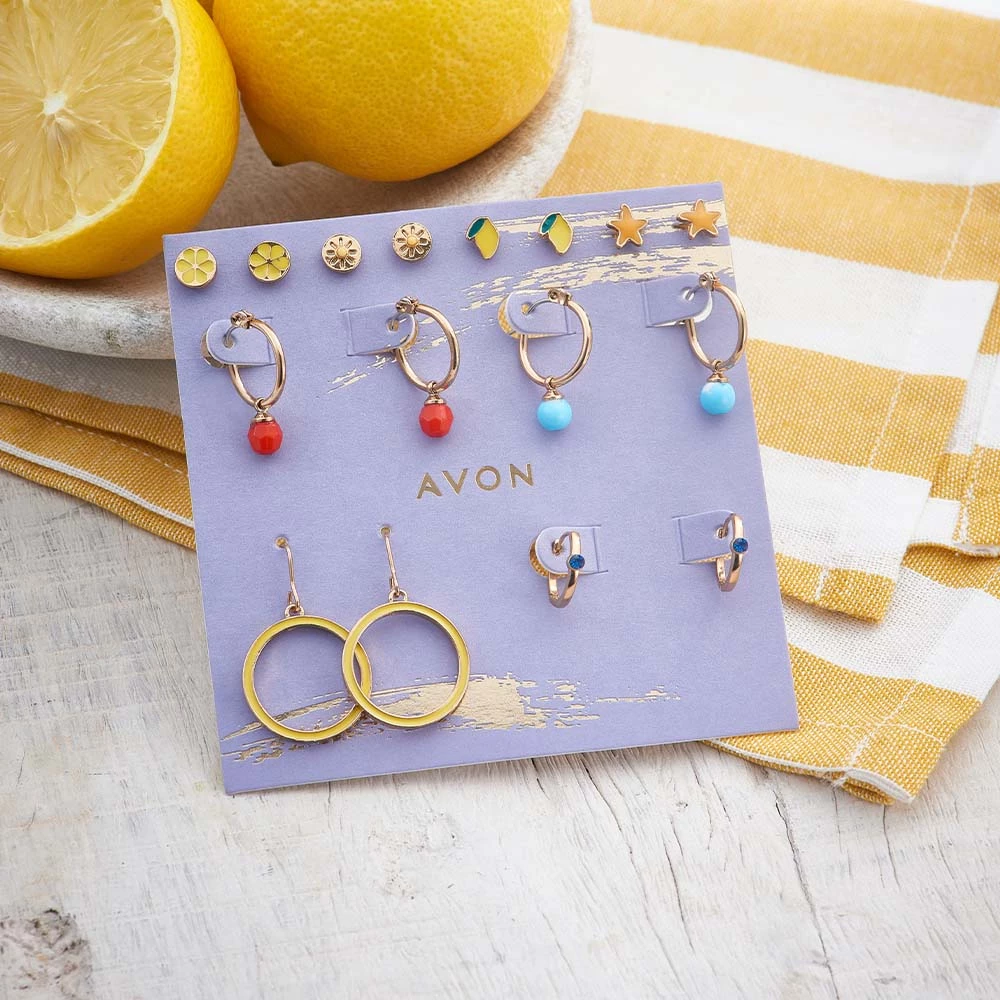 Avon Cosmetics Lucia Earring Set New 2 Avon Cosmetics Lucia Earring Set New